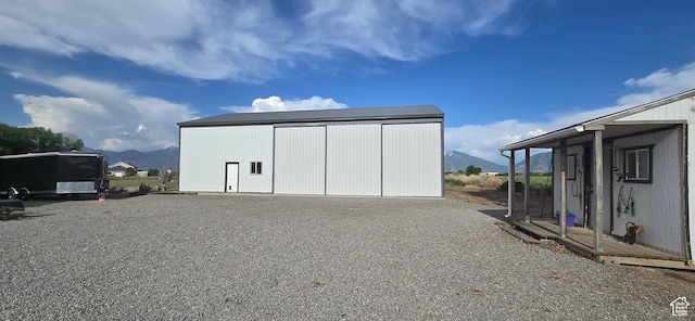 6897 S 4000 W, Benjamin, UT 84660 - view of pole building featuring a mountain view