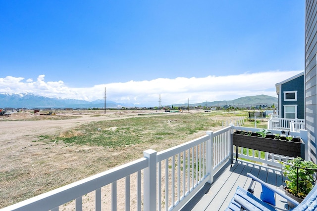 12297 S Boggs Way, Herriman, UT 84096 - balcony featuring a mountain view and a view of rural / pastoral area
