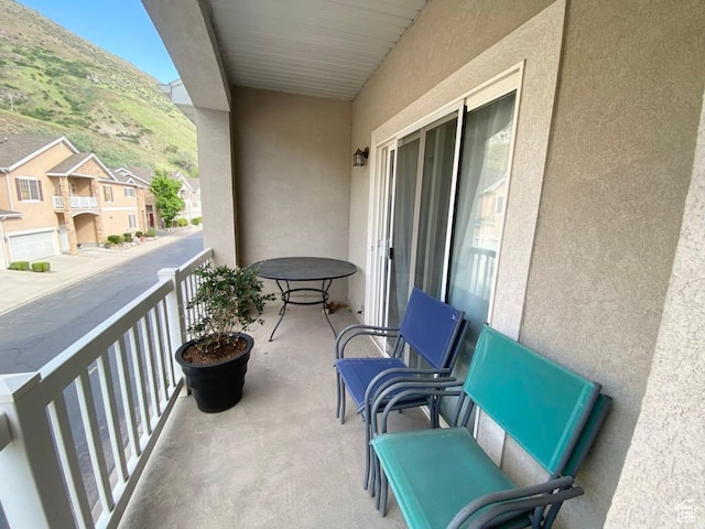 1052 S Canyon Meadows Dr Unit 4, Provo, UT 84606 - balcony with a residential view and a mountain view