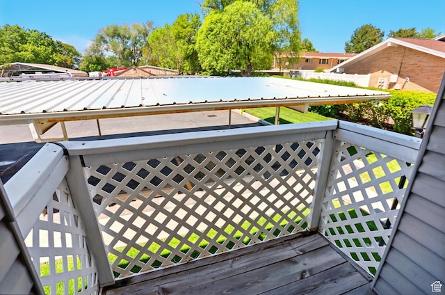 875 E Arrowhead Ln S Unit 3, Murray, UT 84107 - view of wooden deck