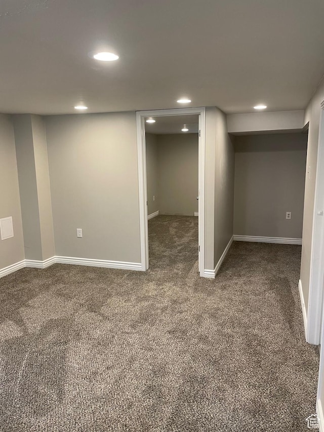 197 Ross Dr Lot 6, Clearfield, UT 84015 - finished basement with carpet, recessed lighting, and baseboards