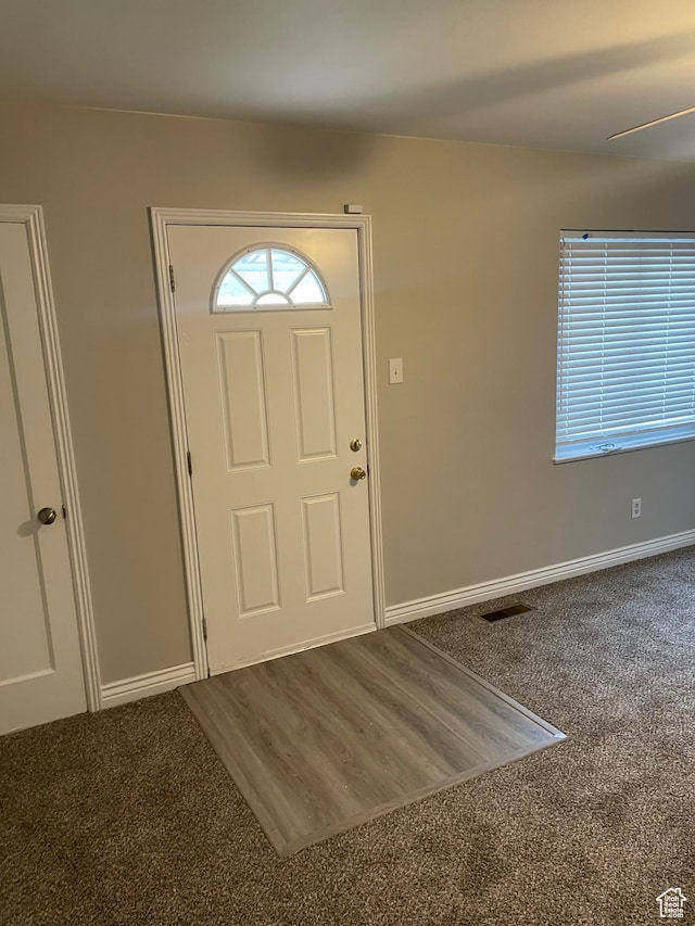 197 Ross Dr Lot 6, Clearfield, UT 84015 - foyer with carpet flooring and baseboards
