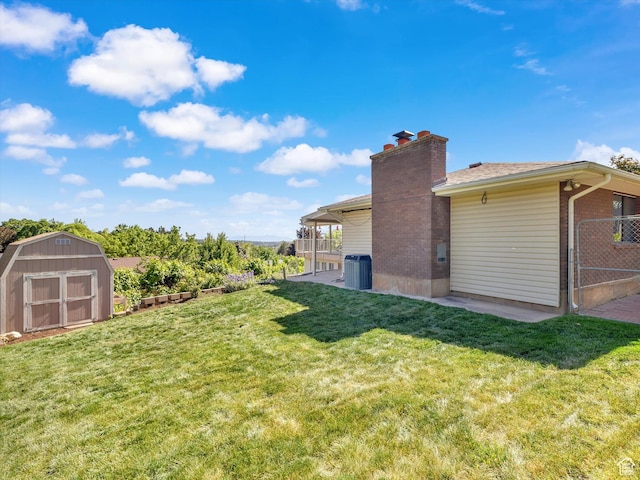 5104 Shawnee Ln, Ogden, UT 84403 - view of yard with central AC unit