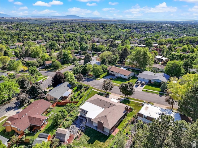5104 Shawnee Ln, Ogden, UT 84403 - aerial perspective of suburban area featuring a mountainous background