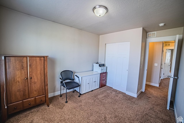 3907 W Tottori Dune Dr S, South Jordan, UT 84095 - carpeted bedroom featuring baseboards and a textured ceiling