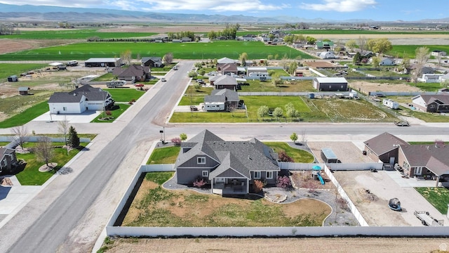 495 E 100 S, Centerfield, UT 84622 - aerial perspective of suburban area with a mountainous background