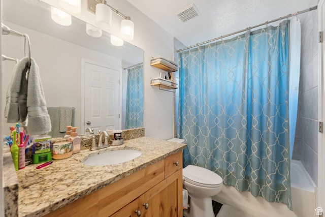 5748 S 3975 W, Roy, UT 84067 - bathroom featuring vanity, toilet, and shower / bath combo with shower curtain