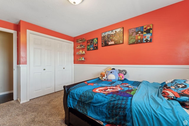 5748 S 3975 W, Roy, UT 84067 - carpeted bedroom with a closet