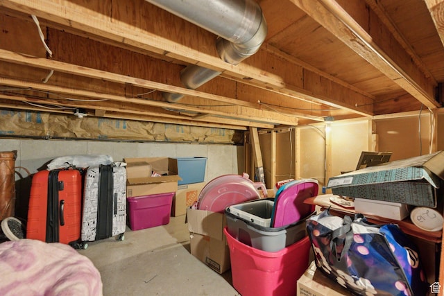5748 S 3975 W, Roy, UT 84067 - view of unfinished below grade area