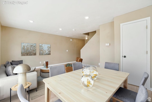 802 E 580 N, Tooele, UT 84074 - dining room featuring recessed lighting and light wood finished floors