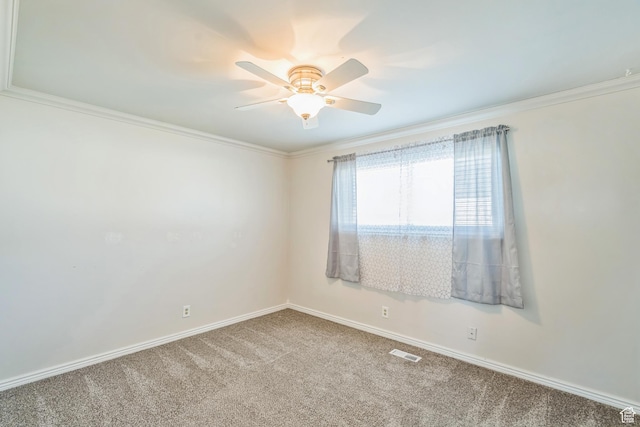 5230 S 5200 W, Kearns, UT 84118 - unfurnished room with ceiling fan, carpet floors, ornamental molding, and baseboards