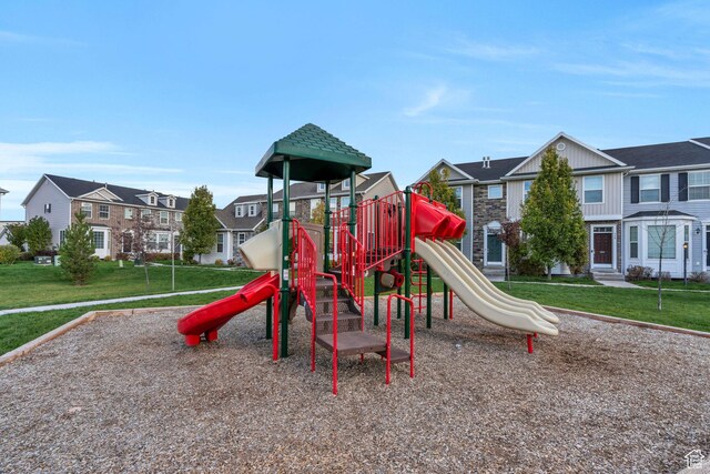 1022 W 500 S, Provo, UT 84601 - community playground featuring a yard and a residential view