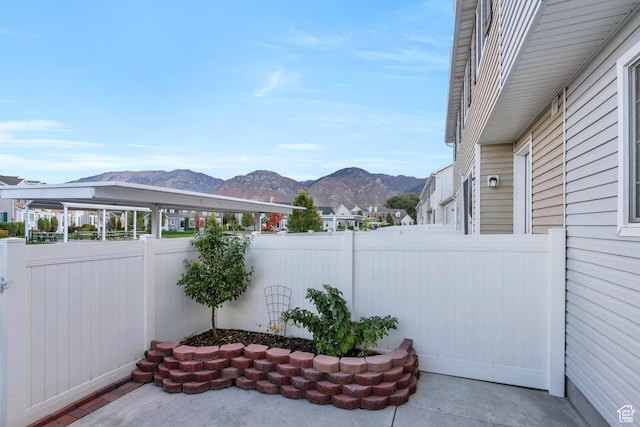 1022 W 500 S, Provo, UT 84601 - view of patio featuring a mountain view