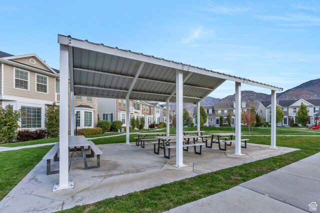 1022 W 500 S, Provo, UT 84601 - view of property's community featuring a lawn, a mountain view, and a residential view