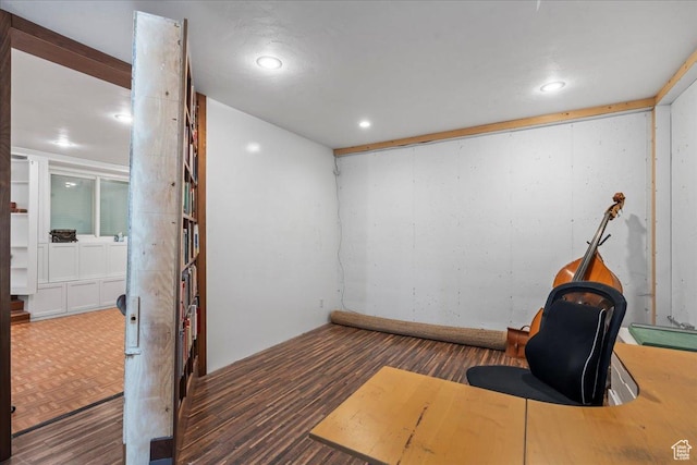 971 E Village Way, Alpine, UT 84004 - workout room with recessed lighting and wood finished floors
