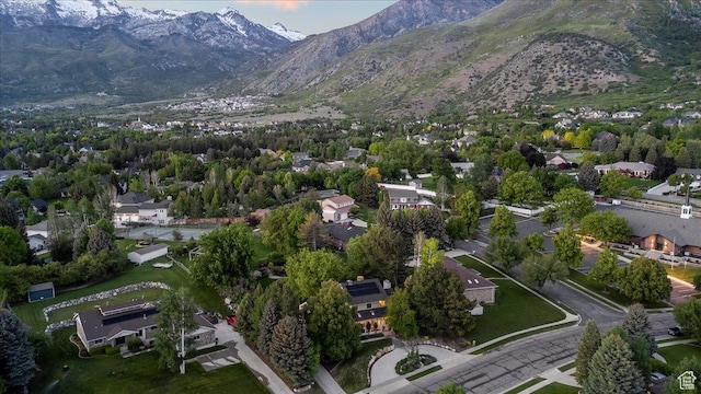 971 E Village Way, Alpine, UT 84004 - aerial view of residential area with a mountain backdrop