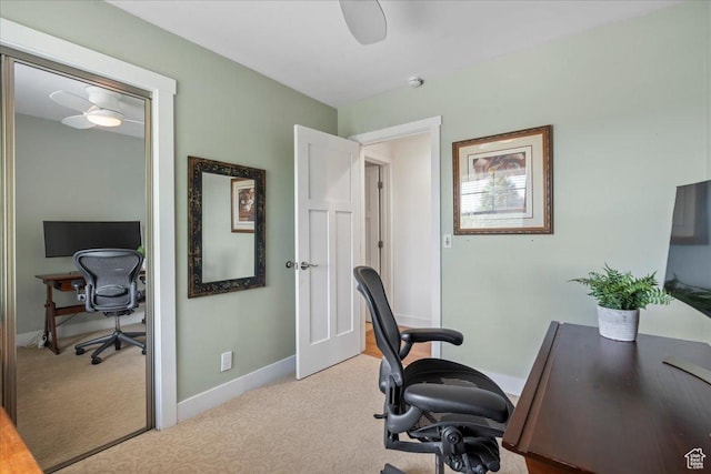971 E Village Way, Alpine, UT 84004 - office space with light carpet, baseboards, and ceiling fan