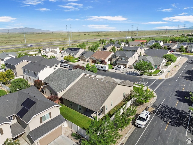 1135 Surrey Dr, North Salt Lake, UT 84054 - aerial view of residential area featuring a mountain backdrop