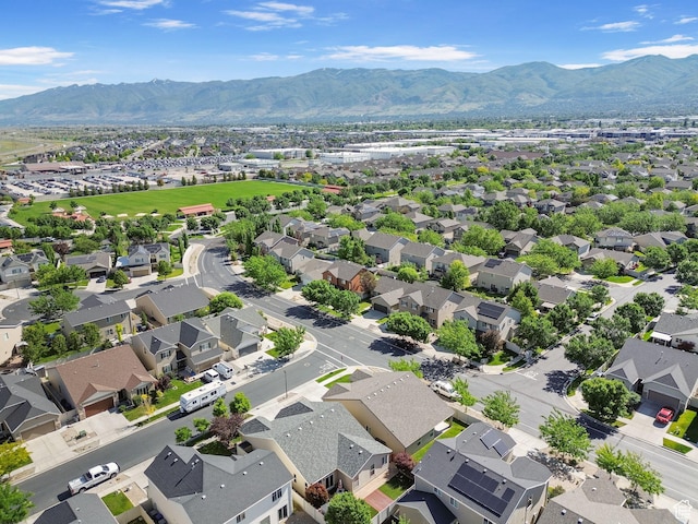 1135 Surrey Dr, North Salt Lake, UT 84054 - aerial perspective of suburban area featuring mountains