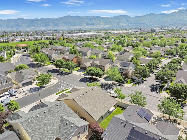 1135 Surrey Dr, North Salt Lake, UT 84054 - aerial view of residential area with a mountain backdrop