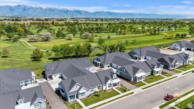 94 N 3830 W, West Point, UT 84015 - aerial view of residential area featuring a local golf course and a water and mountain view
