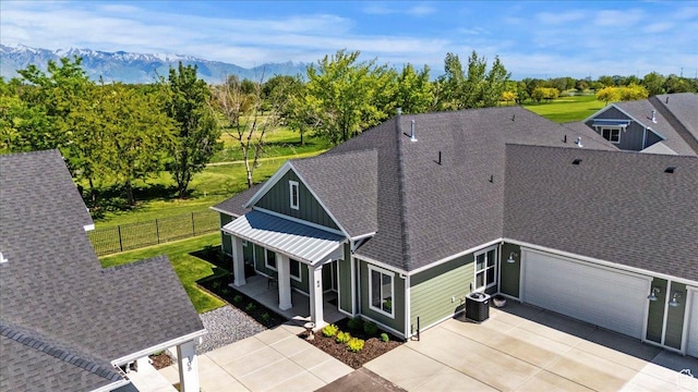 94 N 3830 W, West Point, UT 84015 - aerial view of property and surrounding area with mountains
