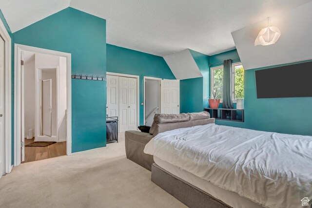 1789 N Stayner Dr W, Farmington, UT 84025 - carpeted bedroom with vaulted ceiling