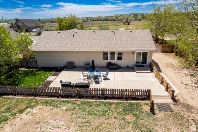 113 E 1500 N, Vernal, UT 84078 - back of house with a patio and a shingled roof