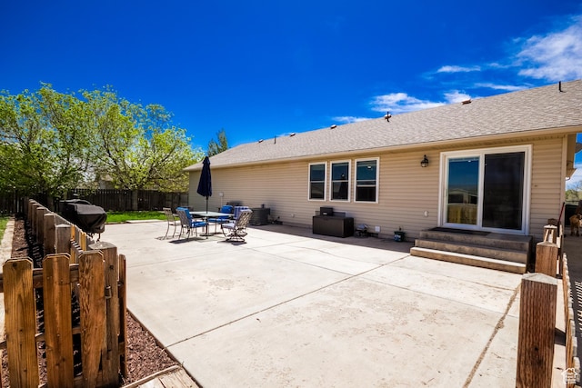113 E 1500 N, Vernal, UT 84078 - fenced backyard featuring entry steps and a patio area
