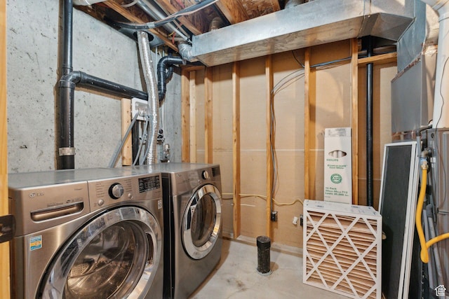 280 N Mill Rd, Heber City, UT 84032 - laundry room featuring washing machine and clothes dryer