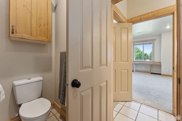 280 N Mill Rd, Heber City, UT 84032 - bathroom with toilet, tile patterned floors, and baseboards