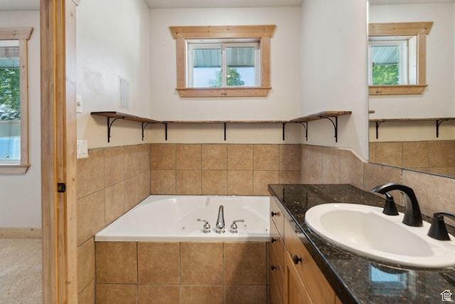 280 N Mill Rd, Heber City, UT 84032 - full bath with vanity and a jetted tub