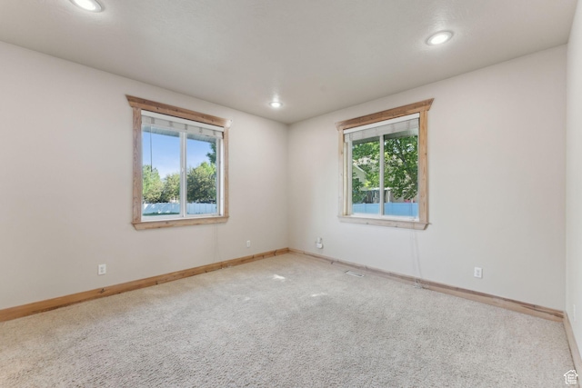280 N Mill Rd, Heber City, UT 84032 - carpeted spare room featuring recessed lighting and baseboards