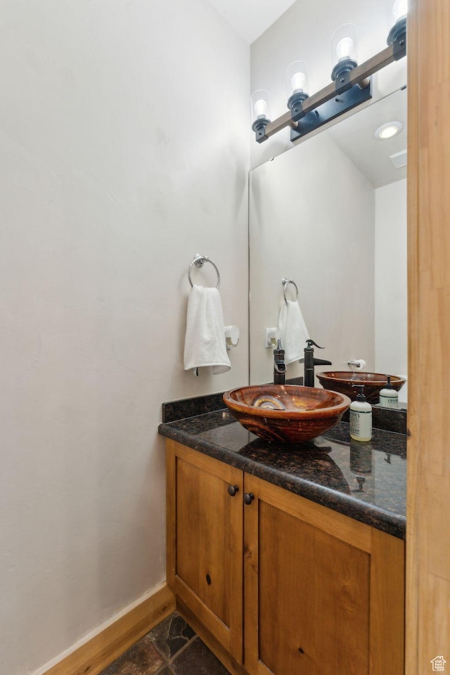 280 N Mill Rd, Heber City, UT 84032 - bathroom with vanity and baseboards