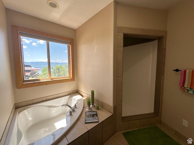 1940 E Shore Rd, Saint Charles, ID 83272 - full bath featuring a bath and a textured ceiling
