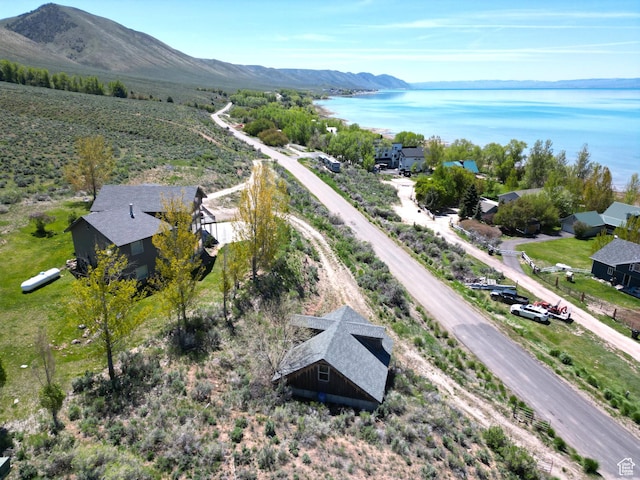 1940 E Shore Rd, Saint Charles, ID 83272 - drone / aerial view of a water and mountain view