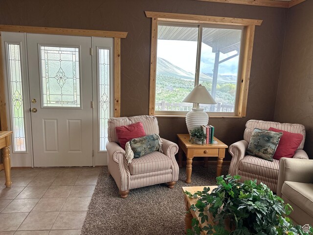 1940 E Shore Rd, Saint Charles, ID 83272 - entryway with light tile patterned flooring