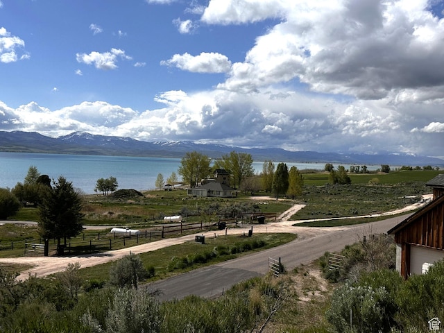 1940 E Shore Rd, Saint Charles, ID 83272 - view of home's community featuring a water and mountain view and a view of countryside