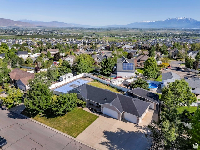 69 E Hudson Dr, Elk Ridge, UT 84651 - aerial perspective of suburban area with a mountainous background