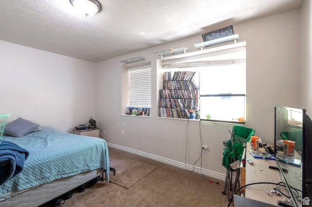 1995 E 6225 S, South Ogden, UT 84403 - carpeted bedroom with a textured ceiling and baseboards