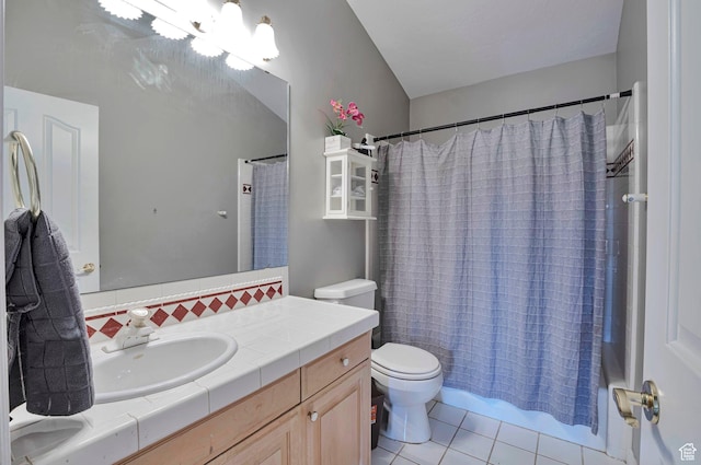 1995 E 6225 S, South Ogden, UT 84403 - full bath featuring vanity, tile patterned flooring, tasteful backsplash, and shower / bath combination with curtain