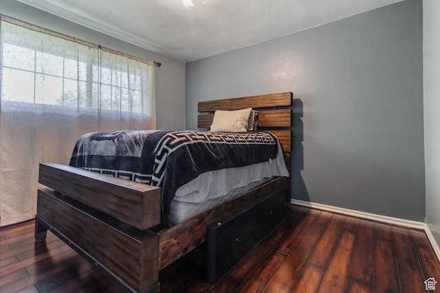 628 N Sir Philip Dr, Salt Lake City, UT 84116 - bedroom with wood-type flooring and baseboards