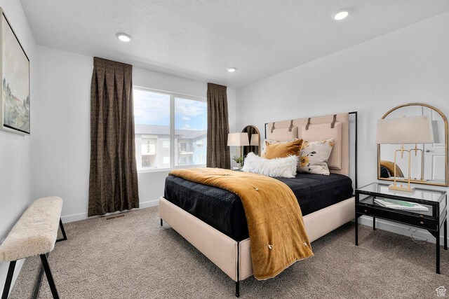 412 S 1110 W Unit 215, American Fork, UT 84003 - bedroom featuring carpet, recessed lighting, and baseboards
