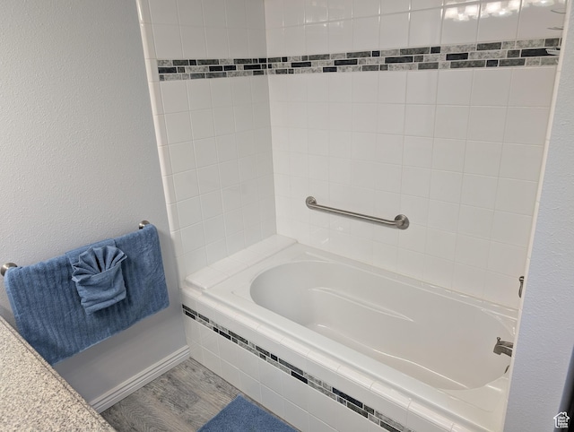 897 E 1200 N, Mapleton, UT 84664 - full bathroom featuring wood finished floors and baseboards