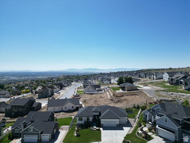 3723 N 500 E, North Ogden, UT 84414 - aerial perspective of suburban area featuring mountains