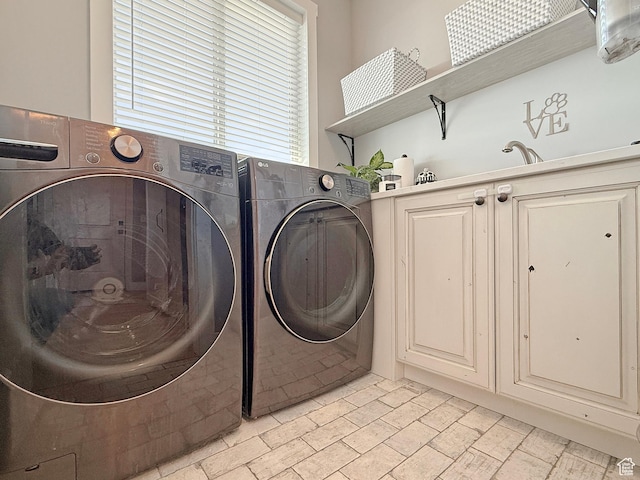 3723 N 500 E, North Ogden, UT 84414 - washroom featuring washer and clothes dryer and cabinet space