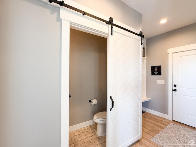 3723 N 500 E, North Ogden, UT 84414 - bathroom with toilet, baseboards, and recessed lighting