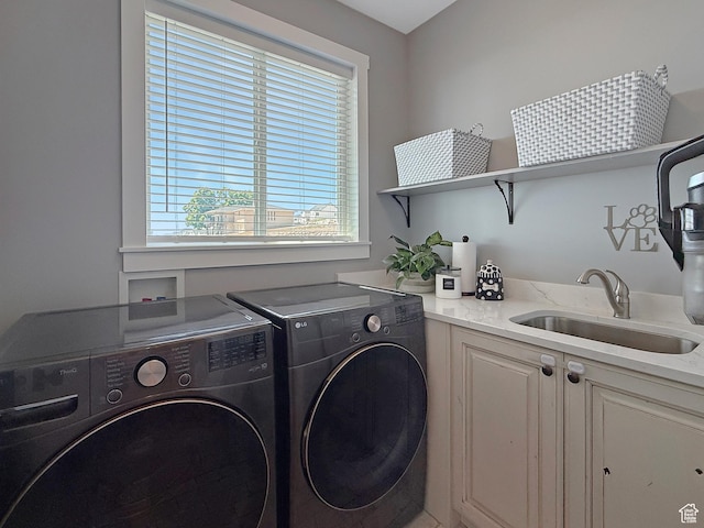 3723 N 500 E, North Ogden, UT 84414 - washroom featuring washer and dryer and cabinet space