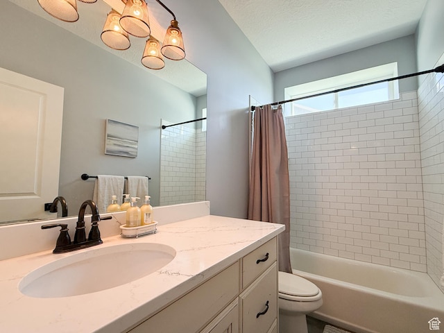 3723 N 500 E, North Ogden, UT 84414 - bathroom with vanity, toilet, and shower / tub combo