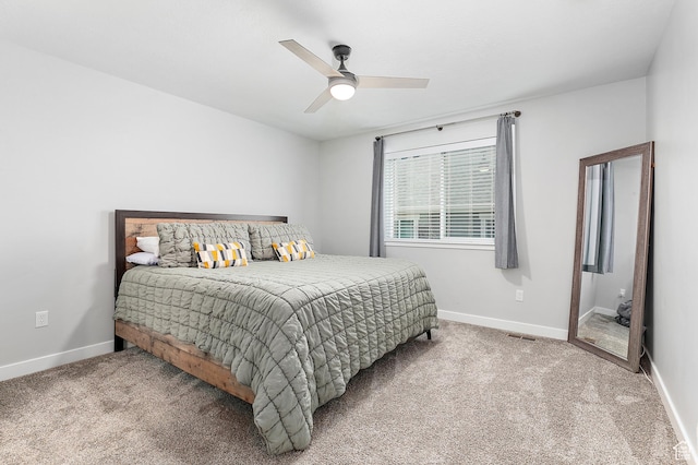 15022 S Halter Way W, Bluffdale, UT 84065 - bedroom with carpet floors, baseboards, and a ceiling fan